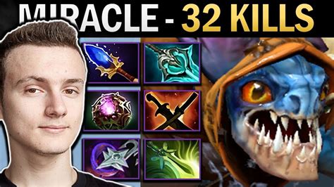 Slark Dota Miracle With 32 Kills And Octarine TI13 YouTube