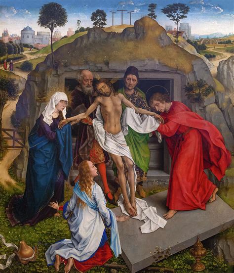 Entombment Of Christ Circa Photograph By Rogier Van Der