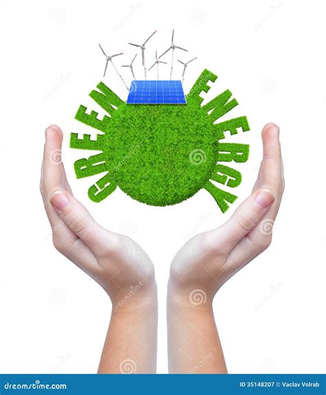 Green Energy Concepts Stock Image Image Of Grass Energy 35148207