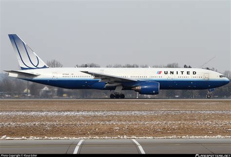 N776UA United Airlines Boeing 777 222 Photo By Klaus Ecker ID 275519