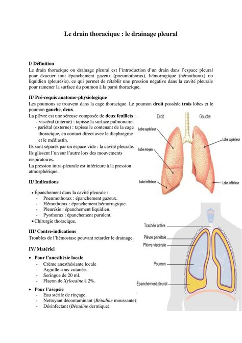 Solution Drainage Pleural Studypool