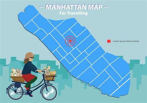 Manhattan Street Map Vector Art, Icons, and Graphics for Free Download