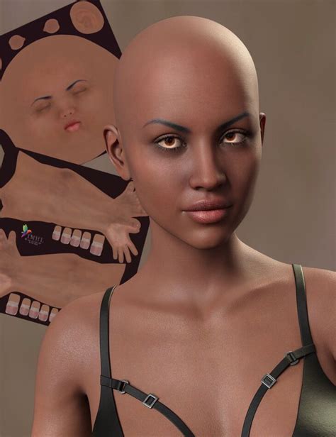 TMHL Dark Skin Merchant Resource For Genesis 8 1 Female