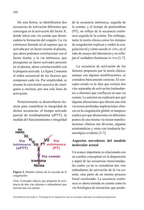 Fisiologia De La Coagulacion PDF