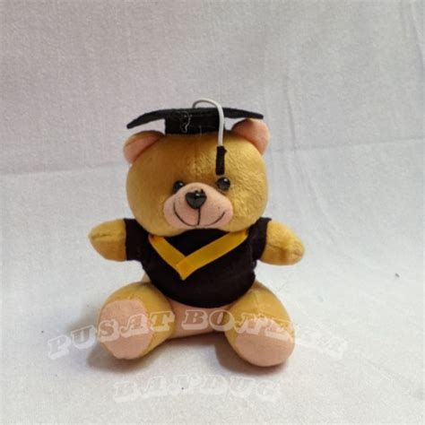 Jual Boneka Beruang Toga Bear Mini 13cm Boneka Bear Mini Wisuda Boneka