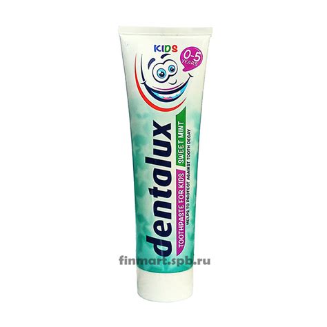 Зубная паста Dentalux for Kids (0-5) Sweet mint - 100 мл. | Товары из ...