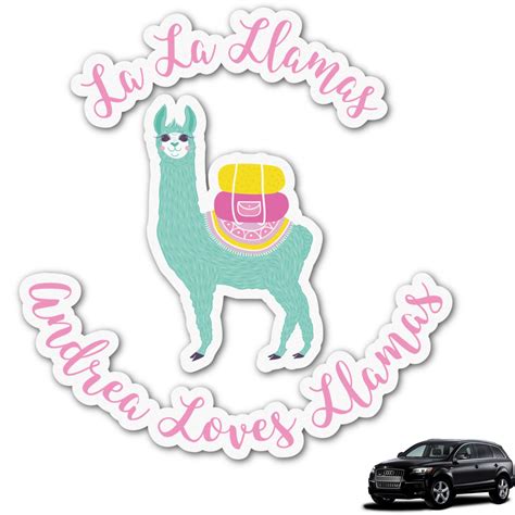 Custom Llamas Graphic Car Decal Personalized Youcustomizeit