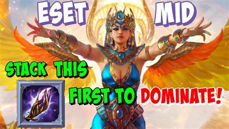 STACK THIS ITEM TO BE OP MID ESET GAMEPLAY SMITE SEASON 9 YouTube