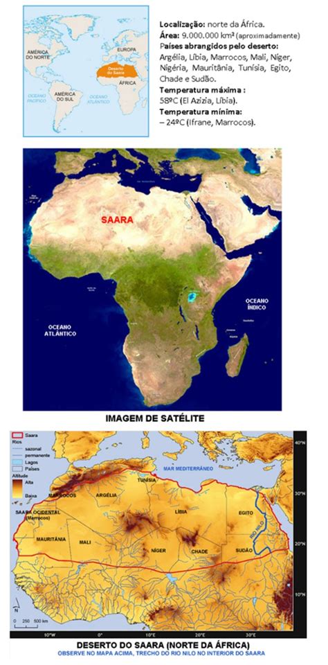 Deserto Do Saara Aul Conectada Geografia