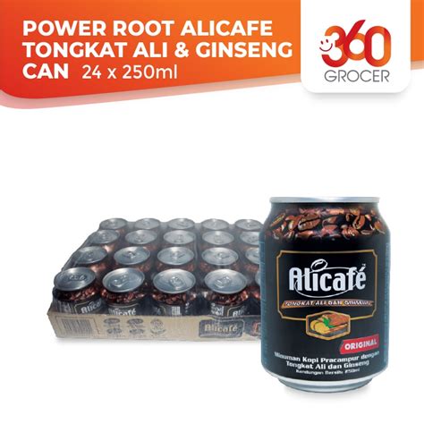 POWER ROOT ALICAFE TONGKAT ALI GINSENG 250ML Shopee Malaysia