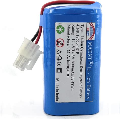 Maent V V V Li Ion Battery Compatible With Robotic Vacuum