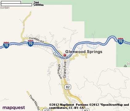 Glenwood Springs Colorado .com Map