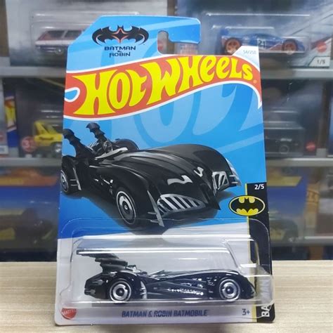 Hot Wheels Batman Robin Batmobile Black Shopee Malaysia