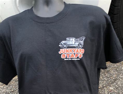 Junkyard Dogs T Shirt Rusty Metal Black Old Skool Etsy