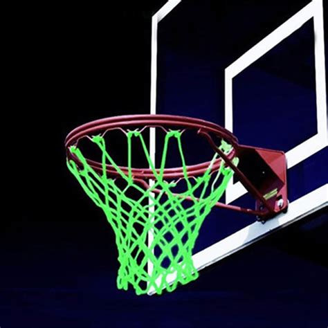 Outdoor Basketball Rim Net Glow in The Dark Nylon Glowing Basketball ...