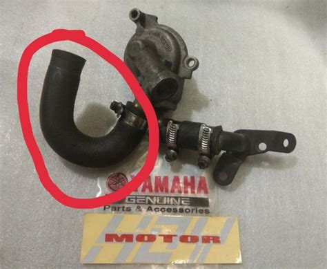 Selang Pipa Radiator Panjang Yamaha Xeon Orisinil Asli 44D E2481 01