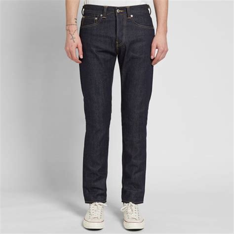 Edwin Ed Slim Tapered Jean Unwashed Rainbow Selvedge End Au