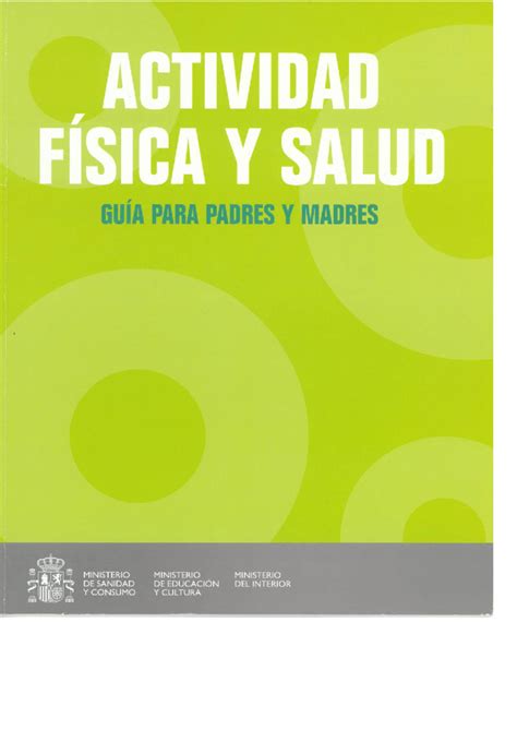 Actividad física y slaud, guía para padres y madres - Merino y Gonzáles