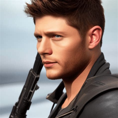 Jensen Ackles Soldier Boy Digital Graphic · Creative Fabrica