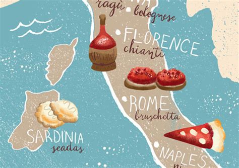 Food Map Of Italy — Esther Loopstra