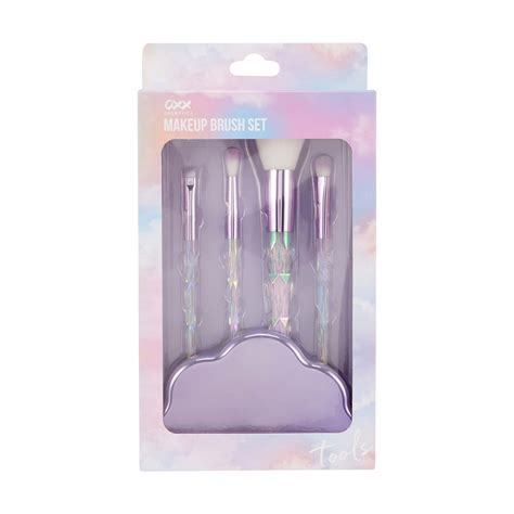 Oxx Cosmetics 5 Piece Makeup Brush Set Purple Kmart