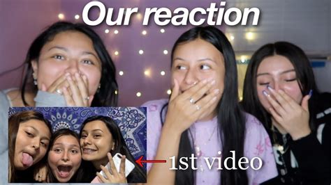 Reacting To My 1st Youtube Video Vlogmas 17 Youtube