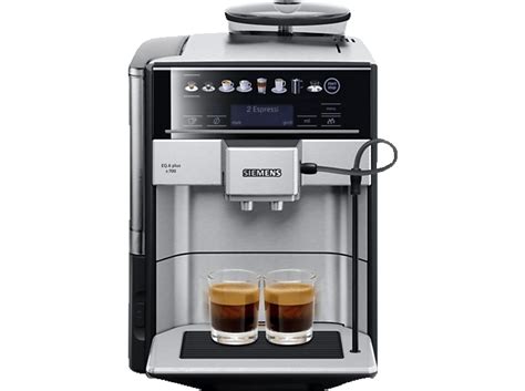 SIEMENS TE657503 DE EQ.6 plus S700 Kaffeevollautomat Edelstahl/Schwarz ...