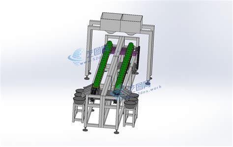 苹果分拣机机械设计solidworks16版三维模型可编辑c23704 艺图网