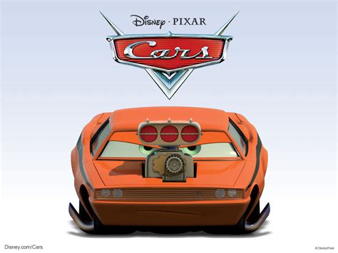 Snot Rod the Sports Car from Disney-Pixar Movie Cars Desktop Wallpaper