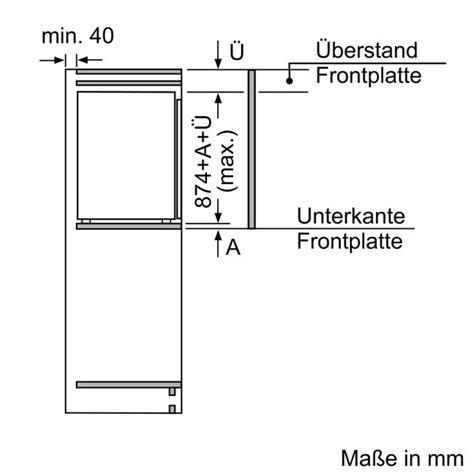 Bosch KIR 21AF30 Kühlschrank integrierbar Flachscharnier Kühlschränke