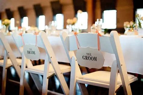 Custom Wedding Chair Signs From Susabellas