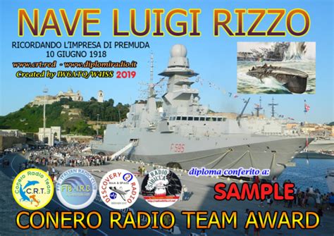 Nave Luigi Rizzo Award In Ricordo Dellimpresa Di Premuda Conero