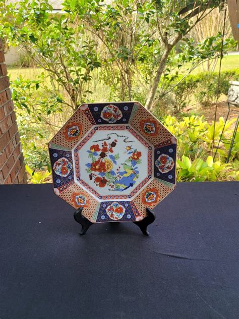 Lot 727 Japanese Imari 8 Sided Plate Just Right Estate Sales