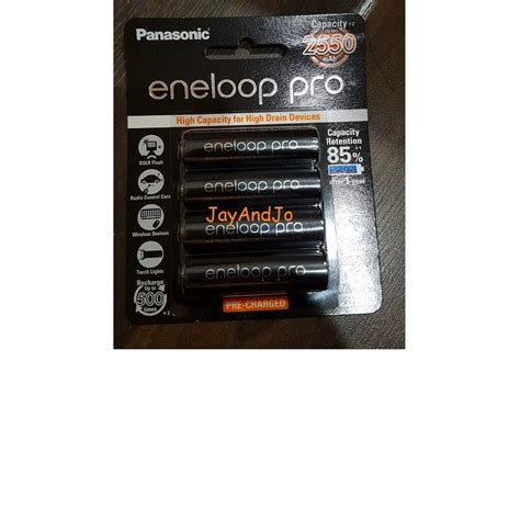 Jual Panasonic Eneloop Pro Aa 2550mah 4pcs Baterai Rechargeable