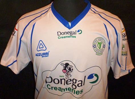 Finn Harps FC Away football shirt 2011 - 2012.