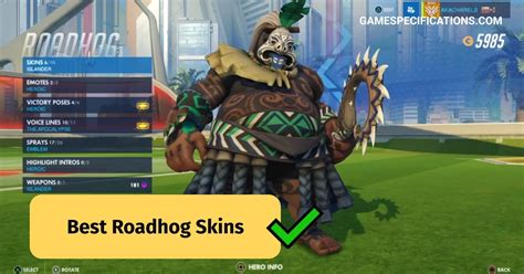 Ranking The Best Roadhog Skins In Overwatch 2 Game Specifications