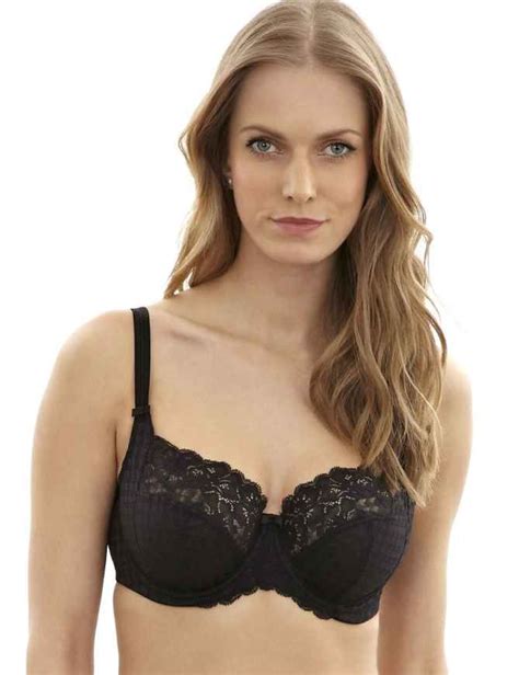 Panache Envy Full Cup Balcony Bra Black Belle Lingerie