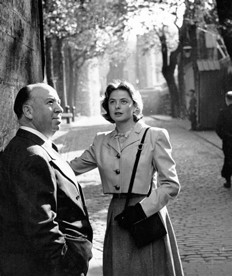 Alfred Hitchcock and Ingrid Bergman | Ingrid Bergman centenary: A life ...