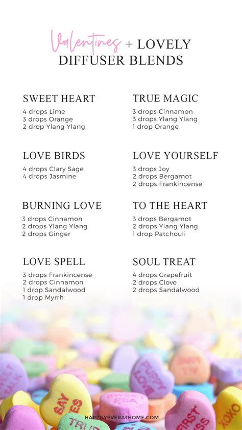 8 Easy Valentines Day Diffuser Blends