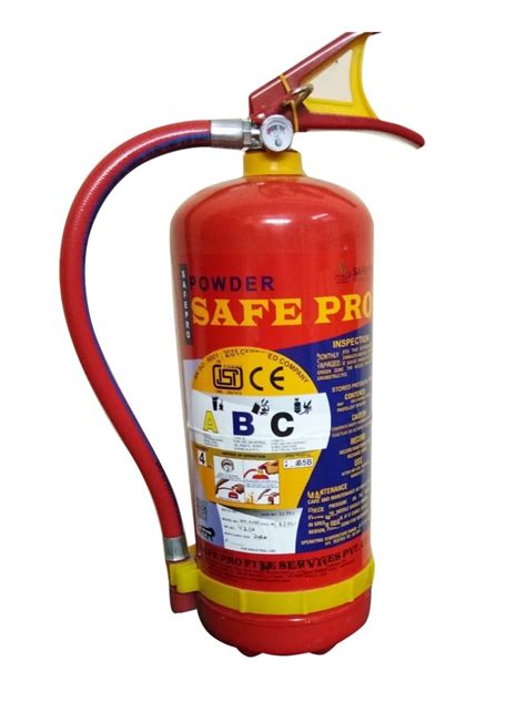 Safe Pro Abc Dry Powder Fir Extinguisher For Offices Capacity Kg