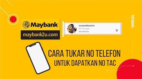 CARA KEMASKINI NO TEL AKUAN MAYBANK YouTube