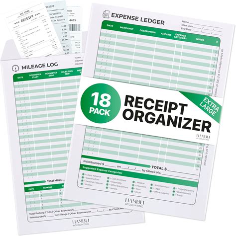 Extra Large Receipt Envelope And Receipts Organizer Pack Of 18 Efficiently Manage