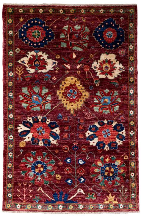 Kurdish Blossoms Handwoven Tribal Rug Kebabian S Rugs