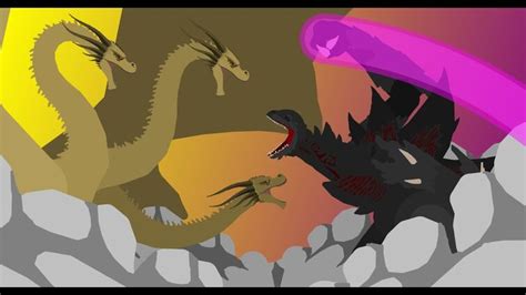 Hakaishin Godzilla🦖🔯 vs King Ghidorah🐉⚡️ by JimboCC | Fandom