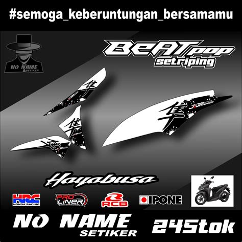 Sticker Striping Variasi List Beat Pop Variasi Hayabusa Tok Beat