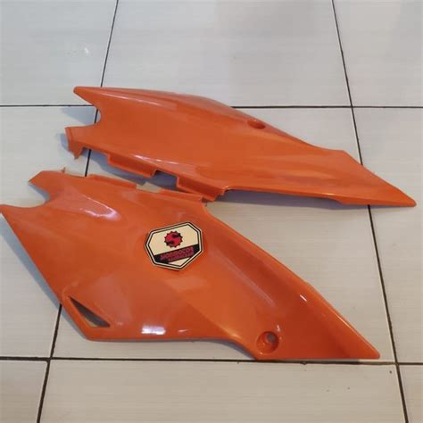 Jual Cover Side Panel Sayap Jok Klx Bf Orange Di Lapak Sion Motor