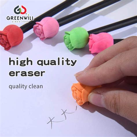 Promotional Toy Eraser Greenwill Rose Flower Eraser Gw316 China Hot