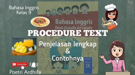 Bahasa Inggris Kelas 9 Procedure Text Youtube