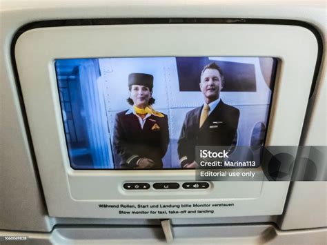 Interior Of Airbus 380800 Before The Flight Stock Photo - Download ...