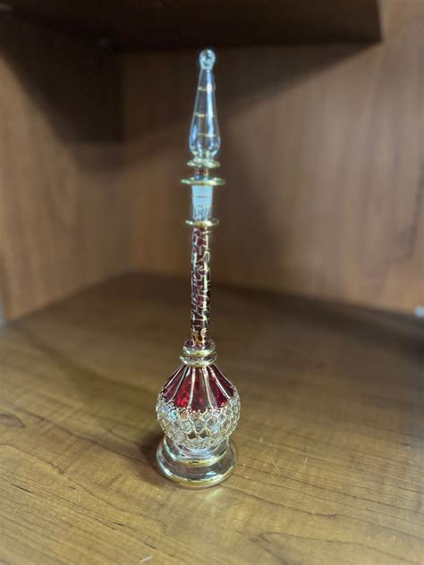 Handmade Egyptian Glass Perfume Bottle Etsy